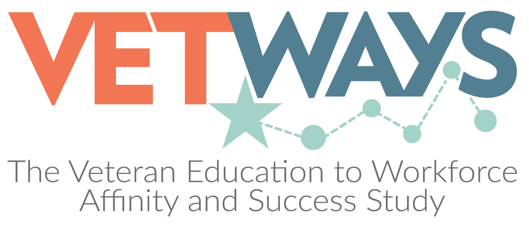 VETWAYS The Veteran Education to Workforce Affinity and Success Study logo